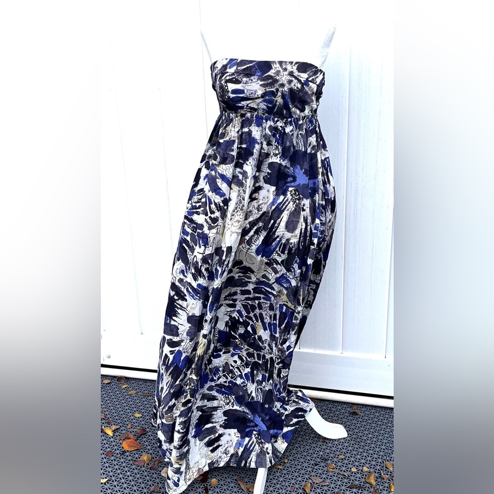 Desigual Bandeau Strapless Maxi Dress
